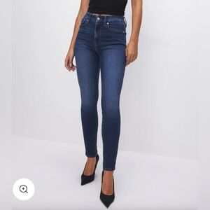 Good American Women's Dark Blue Skinny Jeans